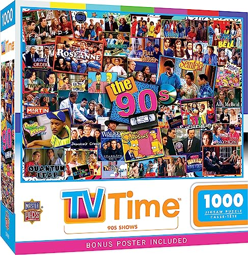 MasterPieces TV Time Puzzles Collection – 90er Jahre Shows 1000 Teile Puzzle von MasterPieces