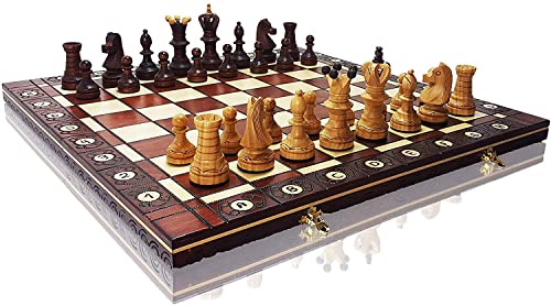 Atemberaubende Kirsche "Botschafter" 54x54cm dekorative Holz Schachspiel!!! von Master of Chess
