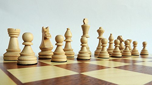 Großartig Tournament Schach Spiel Set NO. 6 | Master Of Chess | Edles Schachbrett Groß 54cm | Mahagoni und Sykomore Schachspiel Holz Hochwertig - Staunton Chess Set für Alle von Master of Chess