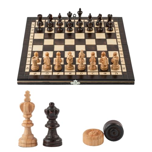 Master of Chess Olympic 35cm Cherry Tournament Holz Schach und Dame Set für Erwachsene und Kinder Master of Chess Olympic 35cm Cherry Tournament Holz Schach und Dame Set für Erwachsene und Kinder von Master of Chess