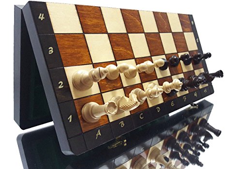 Schöne Travel Chess Schachspiel Holz Edel | Master of Chess | Schachbrett Groß 35 cm | Handgefertigte Reiseschach Magnetisch Holz - Schachbrett fur Kinder und Erwachsene Schöne Travel Chess Schachspiel Holz Edel | Master of Chess | Schachbrett Groß 35 cm | Handgefertigte Reiseschach Magnetisch Holz - Schachbrett fur Kinder und Erwachsene von Master of Chess