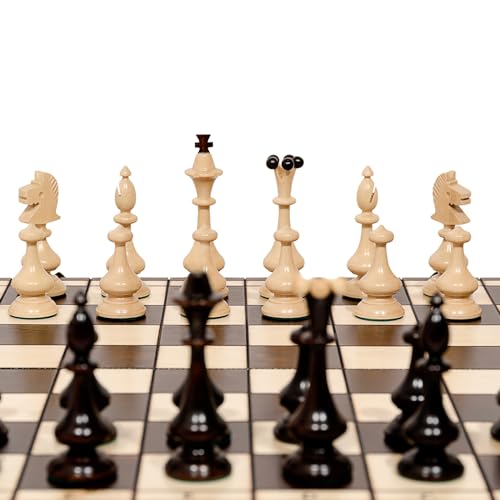 Master of Chess Edles und stilvolles Outlander Schachspiel aus Holz, groß, 46 cm Master of Chess Edles und stilvolles Outlander Schachspiel aus Holz, groß, 46 cm von Master of Chess