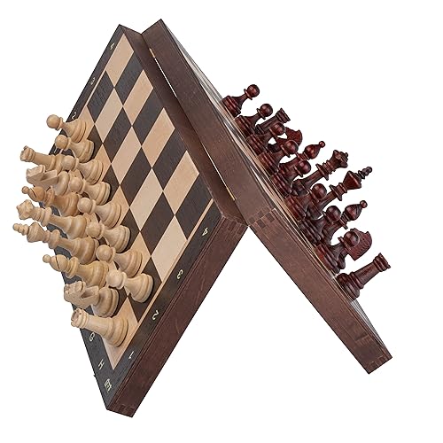 Professionelles Tournament Magnetschach Set NO. 4 | Master Of Chess | Wenge Schachbrett 38 x38 cm | Reiseschach magnetisch Staunton-Steine und Holz Schach Brett Kinder und Erwachsene Professionelles Tournament Magnetschach Set NO. 4 | Master Of Chess | Wenge Schachbrett 38 x38 cm | Reiseschach magnetisch Staunton-Steine und Holz Schach Brett Kinder und Erwachsene von Master of Chess