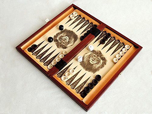 Reise Backgammon Holz Hochwertig | Master of Chess | Dunkelbraune Backgammon Koffer 30 x 30 cm l und Dame Spielesteine für Kinder und Erwachsene Reise Backgammon Holz Hochwertig | Master of Chess | Dunkelbraune Backgammon Koffer 30 x 30 cm l und Dame Spielesteine für Kinder und Erwachsene von Master of Chess