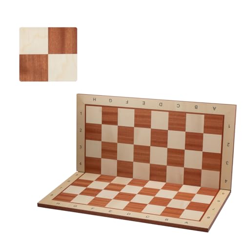 Falt Schachbrett Groß | Master of Chess | Inarsia Schachbrett hochwertig 54 cm | Sycomoren Turnierschachbrett Nr. 6 mit Hellbrauner Umrandung Falt Schachbrett Groß | Master of Chess | Inarsia Schachbrett hochwertig 54 cm | Sycomoren Turnierschachbrett Nr. 6 mit Hellbrauner Umrandung von Master of Chess
