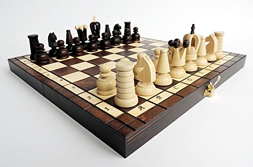 Schachbrett Holz Tragbares | Master of Chess Handgefertigt Schachspiel Holz | Chess Set 31cm | Schachbrett mit Figuren Holz Hochwertig - Klassisches Familienschach Schachbrett Holz Tragbares | Master of Chess Handgefertigt Schachspiel Holz | Chess Set 31cm | Schachbrett mit Figuren Holz Hochwertig - Klassisches Familienschach von Master of Chess