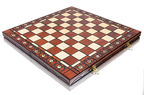 Top Qualität 16" aus Holz Schachbrett Falten/Schachbrett - handgefertigte 40 x 40cm!!! von Master of Chess