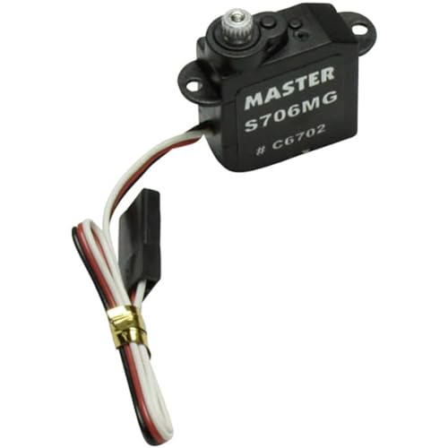Master Modellbau Mini-Servo S706 MG Analog-Servo Getriebe-Material: Titanium Stecksystem: Uni (Graupner/JR/Futaba) von Master