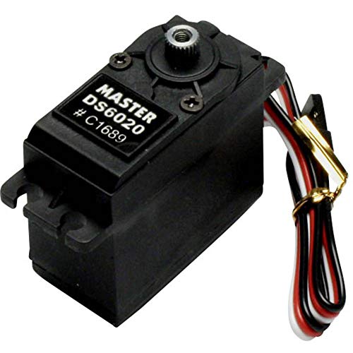 Master Modellbau Standard-Servo DS6020 MG Digital-Servo Getriebe-Material: Titanium Stecksystem: Uni (Graupner/JR/F von Master