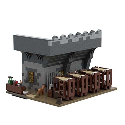 MasterBrickPlay Architektur Bausteine Bausatz, 1752 Klemmbausteine Haus Bauset, MOC-131236 H10 Deutschland Kirche Modular Haus Modellbausatz, Modular Building Konstruktions Geschenk von MasterBrickPlay