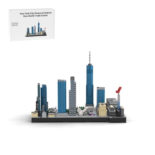 MasterBrickPlay Architektur Bausteine Bausatz, 1871 Klemmbausteine Architektur Neues World Trade Center, Modular Building Konstruktionsspielzeug Geschenk für Erwachsene MasterBrickPlay Architektur Bausteine Bausatz, 1871 Klemmbausteine Architektur Neues World Trade Center, Modular Building Konstruktionsspielzeug Geschenk für Erwachsene von MasterBrickPlay
