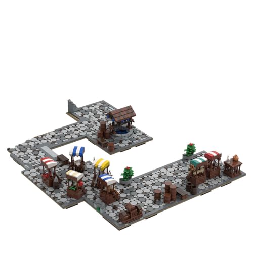 MasterBrickPlay Architektur Bausteine Bausatz, 2005 Klemmbausteine Haus Bauset, MOC-131233 H07 Deutschland Kirche Modular Haus Modellbausatz, Modular Building Konstruktions Geschenk von MasterBrickPlay