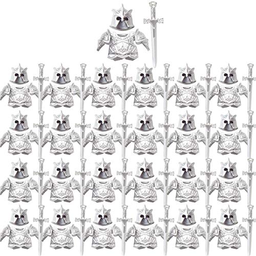 MasterBrickPlay Military Weapons Set, Mittelalterliche Rüstung Figur Medieval Ancient Ancient Rome Greek Egypt Weapon Package Accessory Kit Knight Weapons Toy Set (75PCS) von MasterBrickPlay