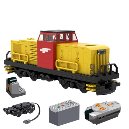 MasterBrickPlay Technik Zug Bausteine, 400 Teile Klemmbausteine Diesel Locomotive Modell Bauspielzeug, Zug Eisenbahn Geschenk für Erwachsene MasterBrickPlay Technik Zug Bausteine, 400 Teile Klemmbausteine Diesel Locomotive Modell Bauspielzeug, Zug Eisenbahn Geschenk für Erwachsene von MasterBrickPlay