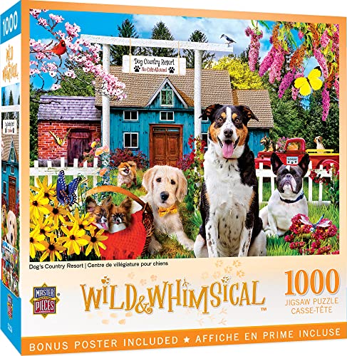 Baby Fanatics 72220: Wild & Whimsical - Dog's Country Resort 1000 Teile Puzzle Baby Fanatics 72220: Wild & Whimsical - Dog's Country Resort 1000 Teile Puzzle von MasterPieces