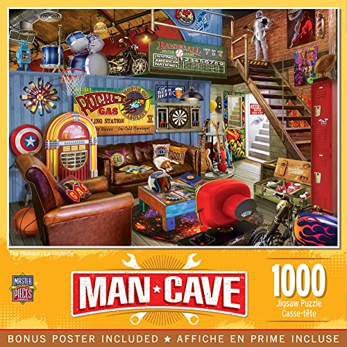 Man Cave - The Hideout Puzzle mit 1000 Teilen von MasterPieces