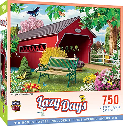 Master Pieces Puzzle 750 Teile - Lazy Days - Springtime Master Pieces Puzzle 750 Teile - Lazy Days - Springtime von MasterPieces