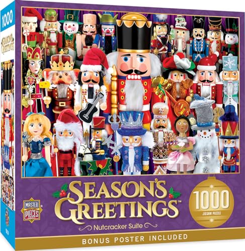 MasterPieces 1000-teiliges Weihnachtspuzzle – Nussknacker-Suite – 48,9 x 67,9 cm von MasterPieces