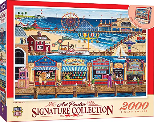 MasterPieces 2000-teiliges Puzzle für Erwachsene, Familie oder Kinder – Ocean Park – 99,1 x 68,6 cm von MasterPieces