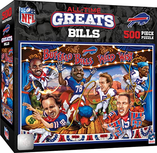 MasterPieces 500-teiliges Sport-Puzzle für Erwachsene – NFL Buffalo Bills All-Time Greats – 15x21 MasterPieces 500-teiliges Sport-Puzzle für Erwachsene – NFL Buffalo Bills All-Time Greats – 15x21 von MasterPieces