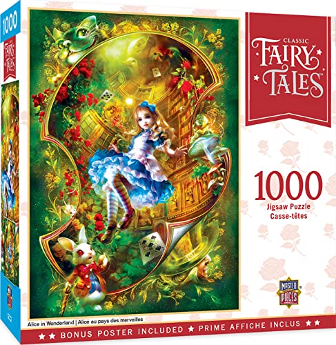 MasterPieces Classic Fairytales Puzzles Collection – Alice im Wunderland, 1000 Teile Puzzle von MasterPieces