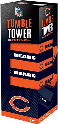 MasterPieces Game Day - NFL Chicago Bears - Offiziell lizenzierter Trommelturm, Echtholzblöcke von MasterPieces