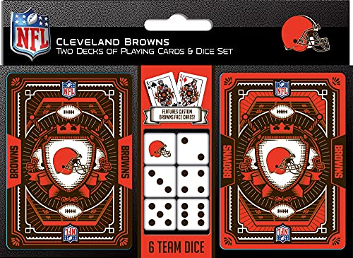 MasterPieces NFL Cleveland Browns 2er-Pack Karten und Würfelset MasterPieces NFL Cleveland Browns 2er-Pack Karten und Würfelset von MasterPieces