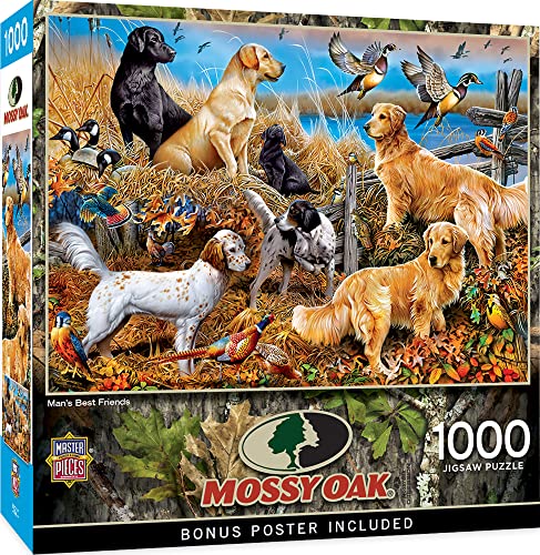 MasterPieces Puzzle mit 1000 Teilen für Erwachsene, Familie oder Jugendliche, beste Freunde des Mannes, 48,9 x 67,9 cm MasterPieces Puzzle mit 1000 Teilen für Erwachsene, Familie oder Jugendliche, beste Freunde des Mannes, 48,9 x 67,9 cm von MasterPieces