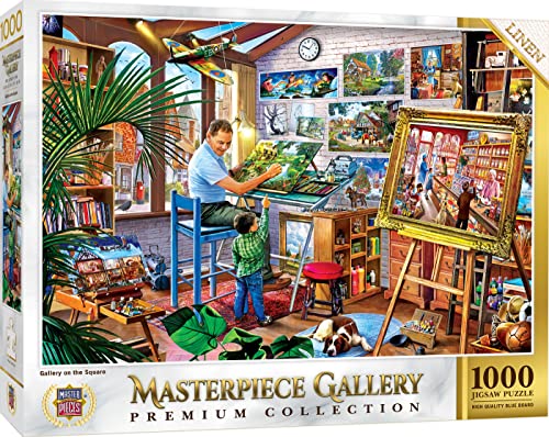 MasterPieces Puzzle mit 1000 Teilen für Erwachsene, Familie oder Kinder – Galerie auf dem Platz – 67,9 x 48,9 cm MasterPieces Puzzle mit 1000 Teilen für Erwachsene, Familie oder Kinder – Galerie auf dem Platz – 67,9 x 48,9 cm von MasterPieces