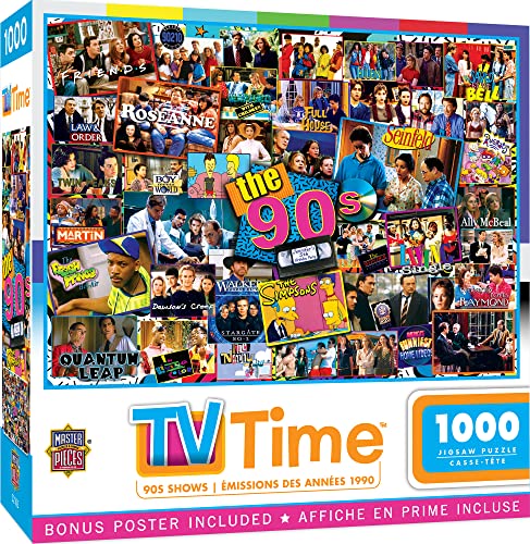 MasterPieces TV Time Puzzles Collection – 90er Jahre Shows 1000 Teile Puzzle von MasterPieces