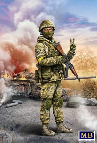 (MAS24085) - Masterbox 1:24 - Ukrainian Soldier, Defence of Kyiv 2022 von Master Box Ltd.