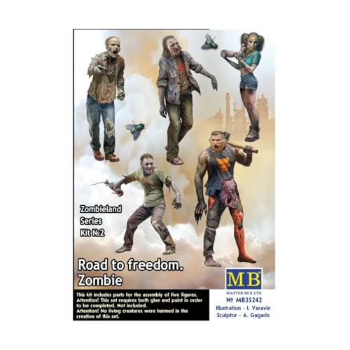Masterbox 1:35 - Zombieland, Kit Nr. 2, Zombies von Master Box Ltd.
