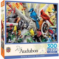 Audubon - Backyard Birds 300pc Ezgrip Puzzle Audubon - Backyard Birds 300pc Ezgrip Puzzle von Masterpiece Records