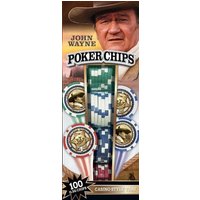 John Wayne 100 PC Poker Chips von Masterpiece Records