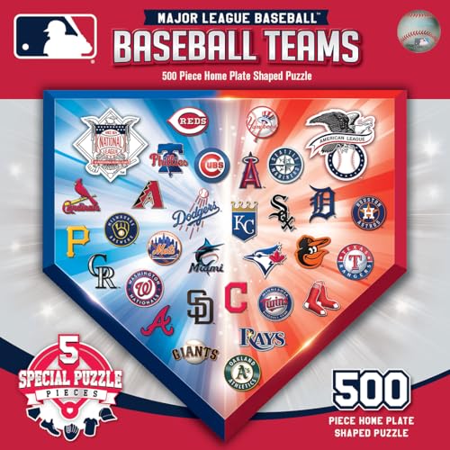 Mlb Home Plate Shaped 500pc Puzzle von Masterpiece Records