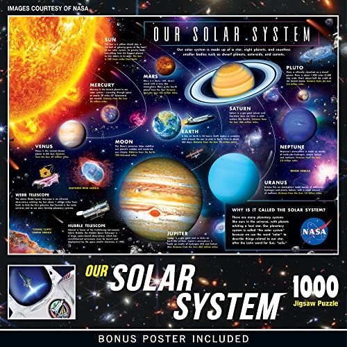 NASA - The Solar System, 1000-teiliges Puzzle von Masterpiece Records