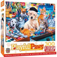 Playful Paws - Art's & Crafts 300pc Ezgrip Puzzle Playful Paws - Art's & Crafts 300pc Ezgrip Puzzle von Masterpiece Records