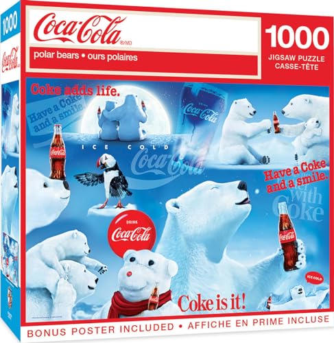 Coca-Cola Eisbären-Puzzle, 1000 Teile von MasterPieces