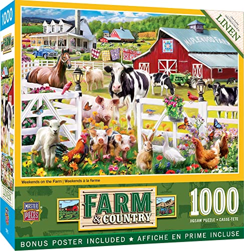 Farm & Country – Wochenenden auf dem Bauernhof, 1000 Teile Puzzle von MasterPieces