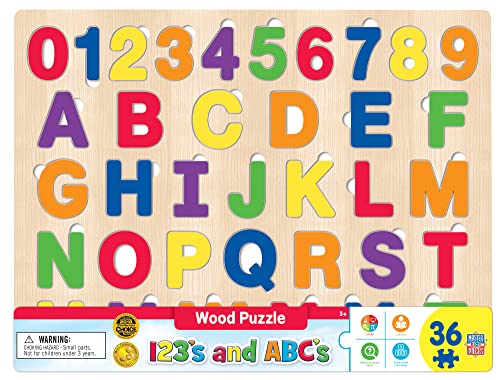MasterPieces Educational - ABC123 36pc Wood Puzzle von MasterPieces