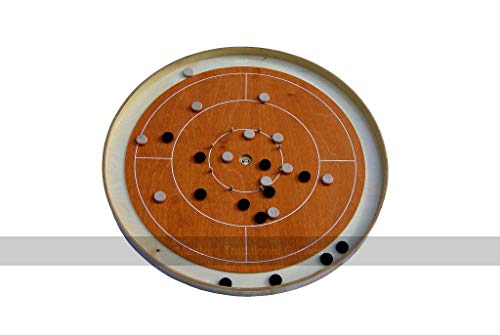 Masters Mini Crokinole Board - Steamed Beech Playing Surface von Masters Traditional Games