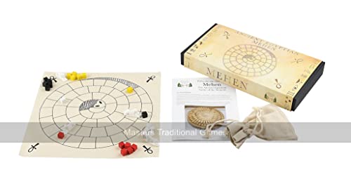 Masters Mehen Game - Ancient Egyptian Game of The Serpent - The Oldest Board Game in The World - Based on The Egyptian Snake God Mehen - Historical Board Game von Masters Traditional Games