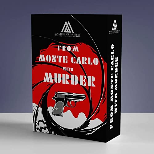 James Bond Spy Murder Mystery Host Your Own Game Kit Up To 20 Players - USB Version With Digital/Printable Files Medium English 4 - 20 Players von Masters of Mystery