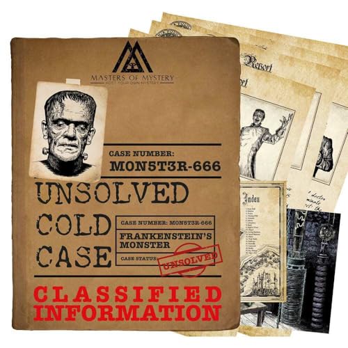 Masters of Mystery Unsolved Halloween Murder Mystery Cold Case Files Game | 1+ Spieler | Date Night Murder Mystery Game | Ungelöstes Verbrechen Partyspiel | Digitale Zugangskarte von Masters of Mystery