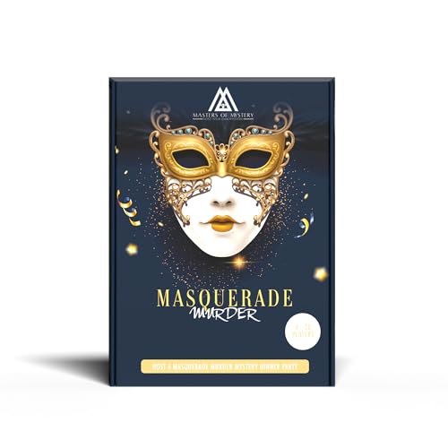 Wiederspielbares Maskerade Mord Mystery Dinner Partyspiel für bis zu 20 Erwachsene - Veranstalten Sie Ihre eigene Dinnerparty Spieleabend - Maskerade Venezianischer Karneval Thema Medium Englisch 4-20 Wiederspielbares Maskerade Mord Mystery Dinner Partyspiel für bis zu 20 Erwachsene - Veranstalten Sie Ihre eigene Dinnerparty Spieleabend - Maskerade Venezianischer Karneval Thema Medium Englisch 4-20 von Masters of Mystery