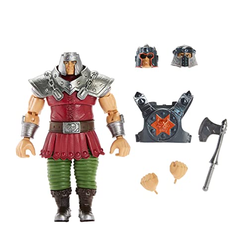 MASTERS OF THE UNIVERSE Masterverse Ram Man Actionfigur - 30 Bewegungspunkte, abnehmbarer Brustpanzer, 3 Köpfe, 2 Handsets, Kampfaxt, für Kinder ab 6 Jahren, HLB57 MASTERS OF THE UNIVERSE Masterverse Ram Man Actionfigur - 30 Bewegungspunkte, abnehmbarer Brustpanzer, 3 Köpfe, 2 Handsets, Kampfaxt, für Kinder ab 6 Jahren, HLB57 von Masters of the Universe