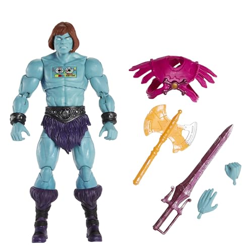 MASTERS OF THE UNIVERSE Revelation to New Eternia - Skeletor 18 cm, 30 bewegliche Gelenke, Waffen und austauschbaren Köpfen, für Kinder ab 6 Jahren, HLB50 MASTERS OF THE UNIVERSE Revelation to New Eternia - Skeletor 18 cm, 30 bewegliche Gelenke, Waffen und austauschbaren Köpfen, für Kinder ab 6 Jahren, HLB50 von Masters of the Universe
