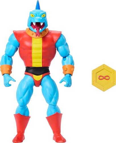 Masters of The Universe Origins Actionfigur Fang Man aus der Cartoon-Kollektion, ca. 14 cm groß, 1980er Motu TV Bösewicht mit Reißzähnen, detailreiches Design und Zubehör, JBM91 Masters of The Universe Origins Actionfigur Fang Man aus der Cartoon-Kollektion, ca. 14 cm groß, 1980er Motu TV Bösewicht mit Reißzähnen, detailreiches Design und Zubehör, JBM91 von Masters of the Universe