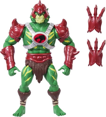 Masters of The Universe Origins & Thundercats Actionfigur Battle Cat-Man, bewegliches 1980er Crossover-Spielzeug, ca. 14 cm groß, mit Kampfkrallen und Mini-Comic, JFW95 Masters of The Universe Origins & Thundercats Actionfigur Battle Cat-Man, bewegliches 1980er Crossover-Spielzeug, ca. 14 cm groß, mit Kampfkrallen und Mini-Comic, JFW95 von Masters of the Universe