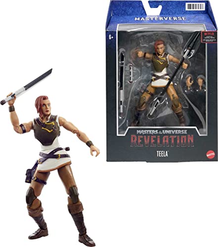 Masters of the Universe GYV15 - Masterverse Revelation Teela Actionfigur, ca. 18 cm groß, Figuren zum Spielen und Sammeln, ab 6 Jahren von Masters of the Universe